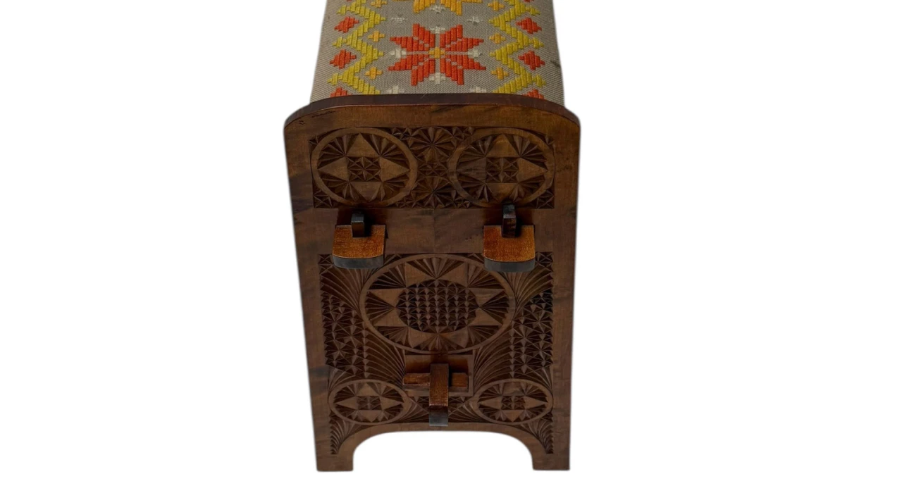 Swedish Mid-Century Modern Ash Small Bench or Stool, 1960s